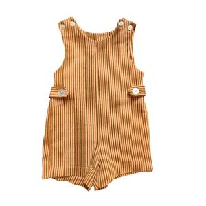 VINTAGE 70's baby striped jumper in orange size 3T‎